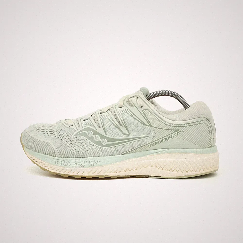 Saucony Damen Hurricane ISO 5 Schuhe Mintgrün Textil Low ämpfend Laufschuh EU 39