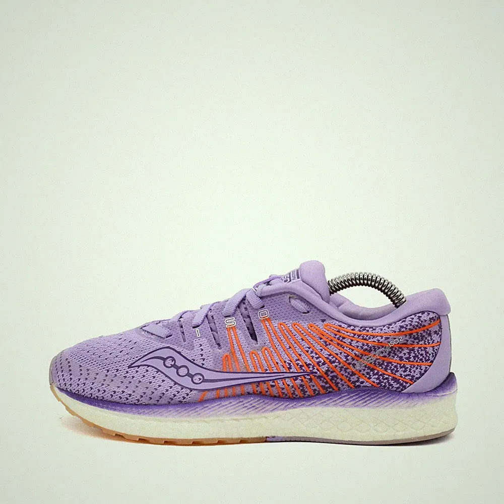 Saucony Damen ISO S10510-37 Schuhe Lila Orange Leichtgewicht Laufschuh EU 37,5