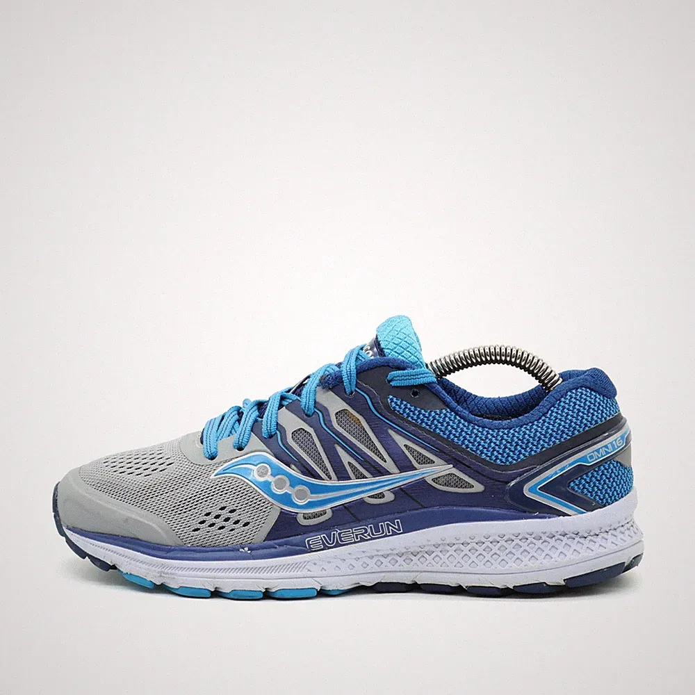 Saucony Damen Omni 16 Sportschuh Blau/Grau Niedrig Laufschuhe EU 38,5