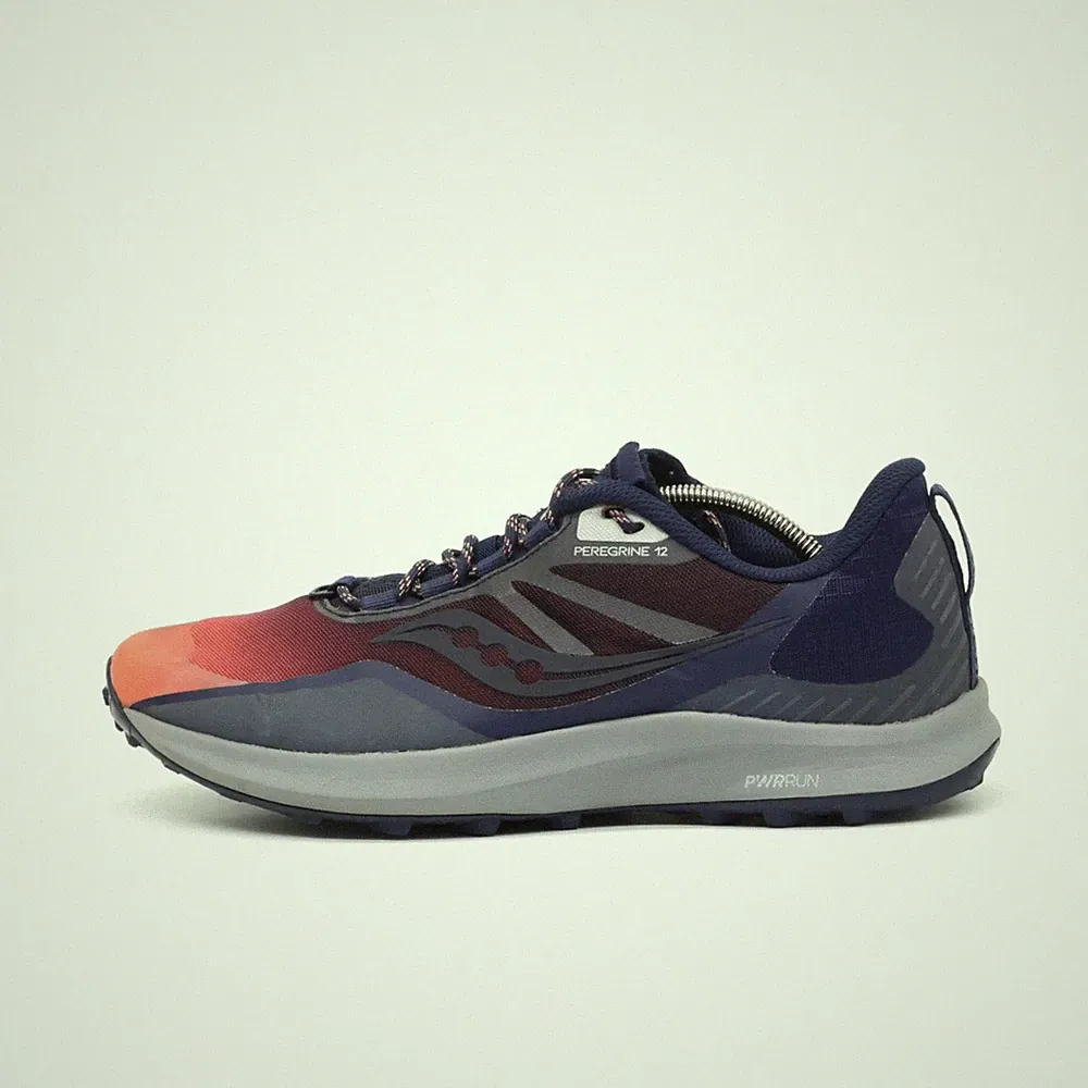 Saucony Damen Peregrine 12 Laufschuhe EU 41 Blau/Orange S10737-70