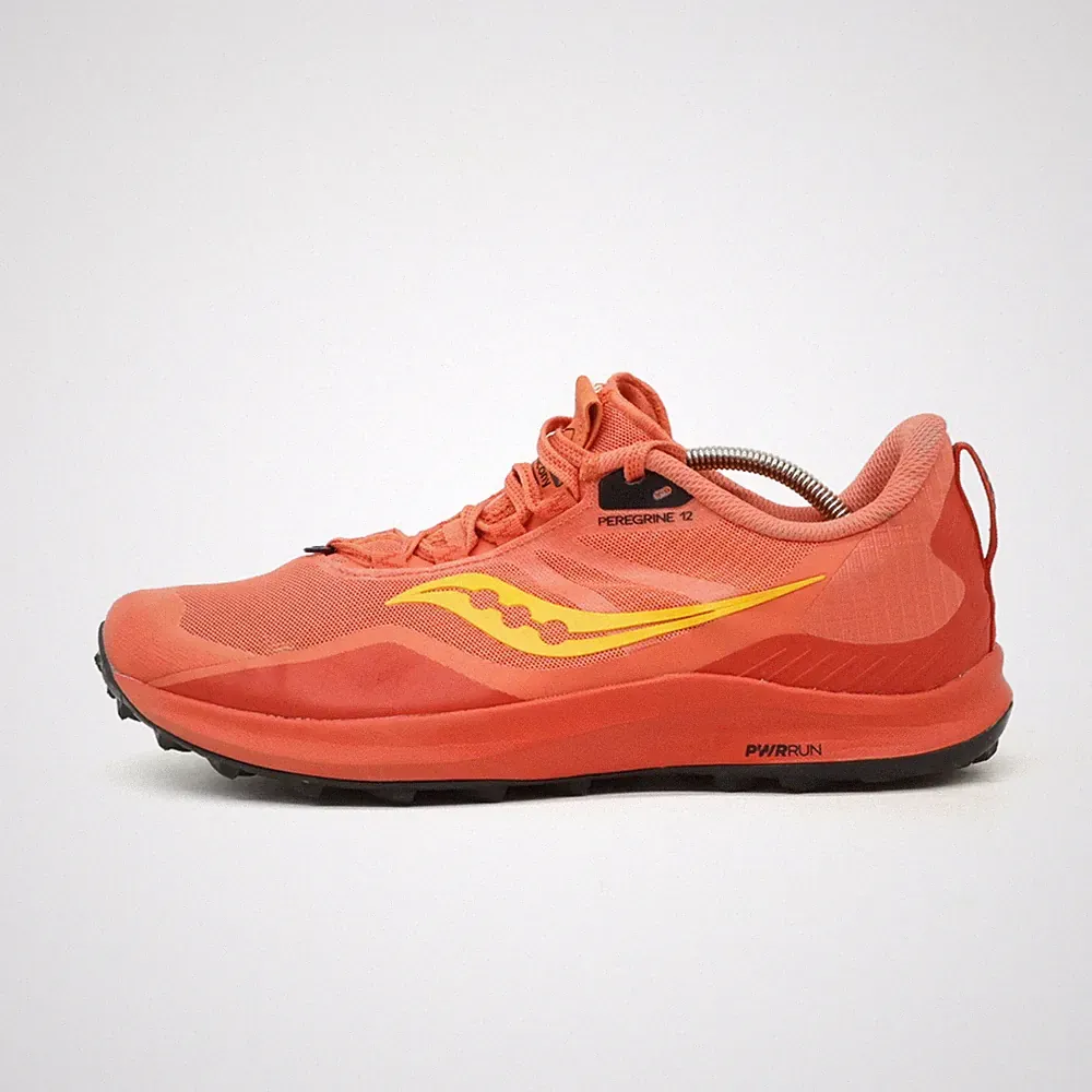 Saucony Damen Peregrine 12 Turnschuhe Orange Atmungsaktiv Laufschuh EU 41