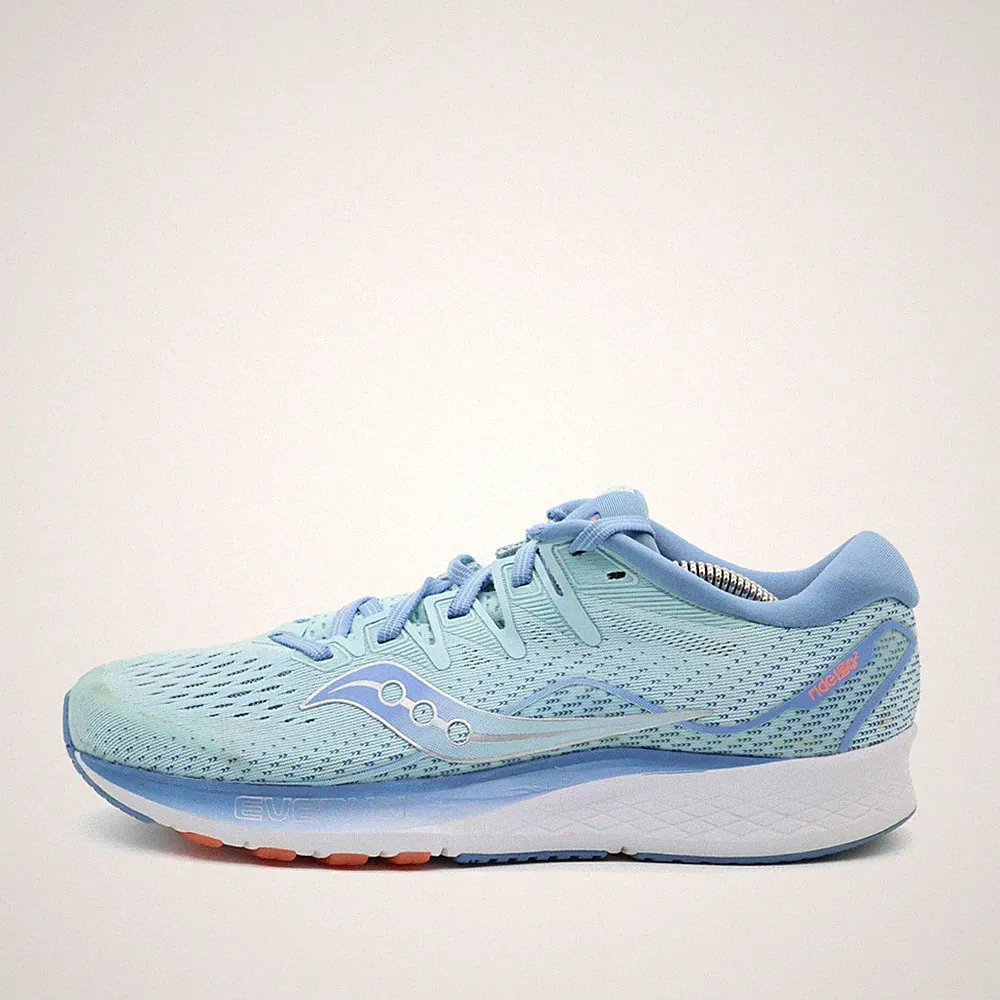 Saucony Damen S10514-1 Sneaker Türkis Blau Textil EVERUN Laufschuhe EU 40
