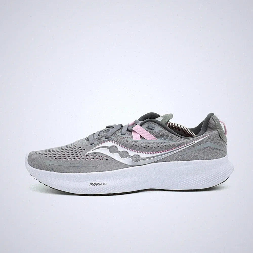 Saucony Damen S10729-15 Laufschuh Grau/Rosa Mesh Niedrig PWRRUN Laufschuhe EU 41