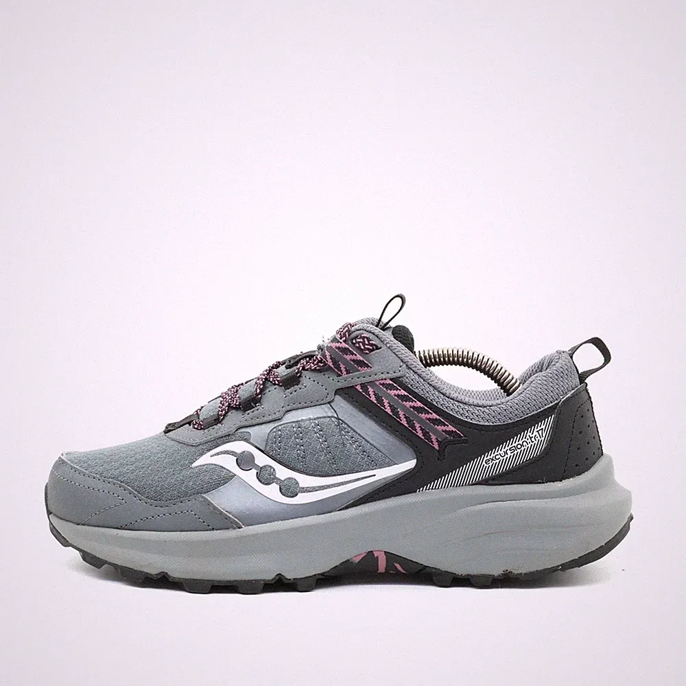Saucony Damen S10959-201 Wanderschuhe Grau Pink Mesh Low Trail Laufschuh EU 39