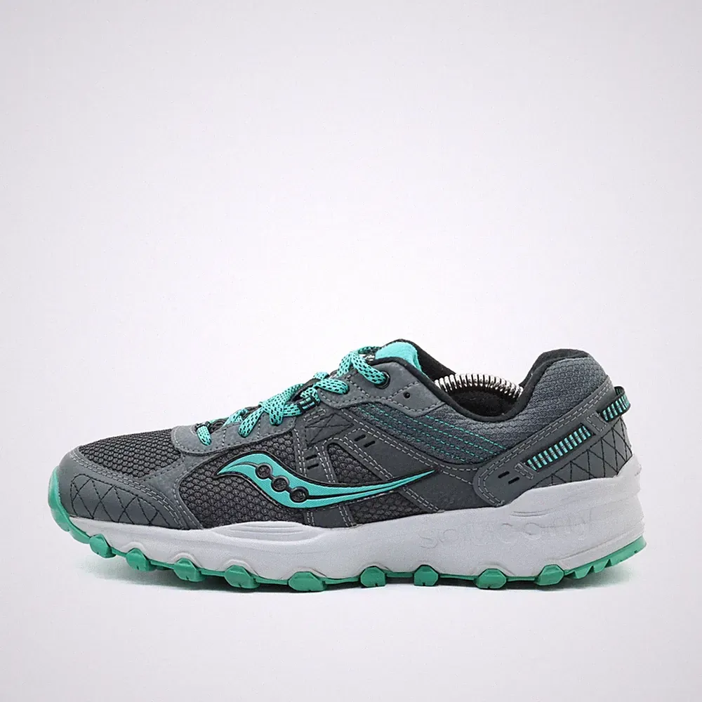 Saucony Damen S15427-1 Laufschuhe Grau/Mint Textil/Leder Trail Running EU 39