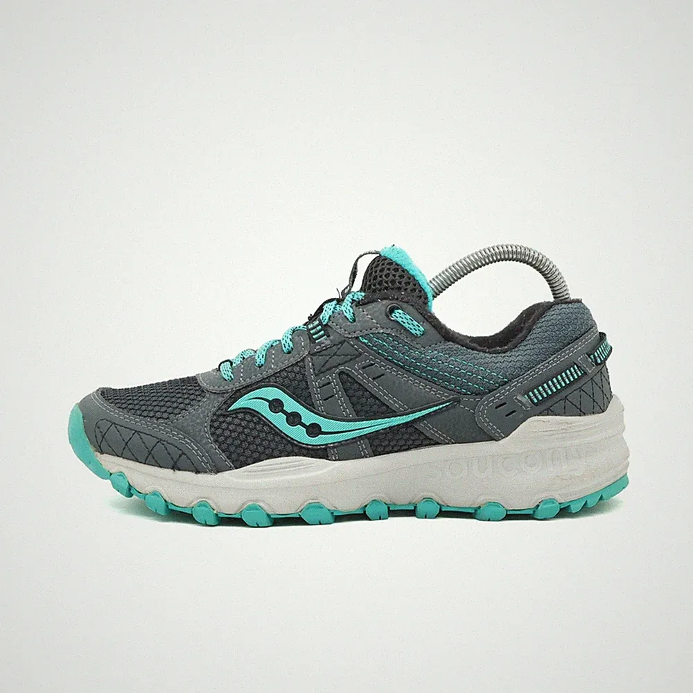 Saucony Damen S15427-1 Schuhe Grau/Türkis Trailrunning Laufschuh EU 37.5
