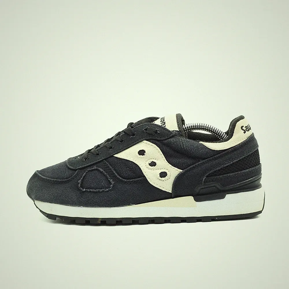 Saucony Damen Shadow Original Schuhe Schwarz/Creme Passform Sneaker EU 39