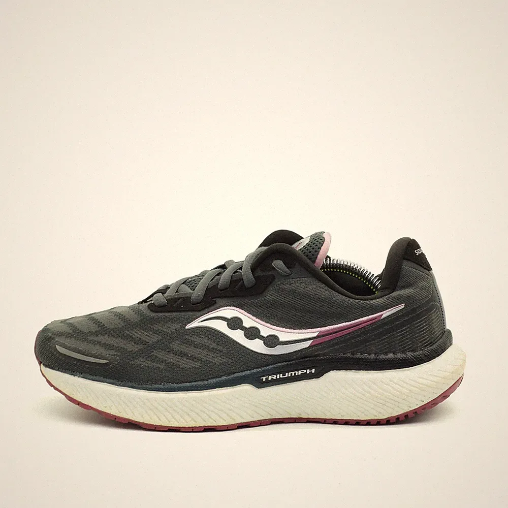 Saucony Damen Triumph 18 Sportschuh Grau/Pink Niedrig Laufschuhe EU 40