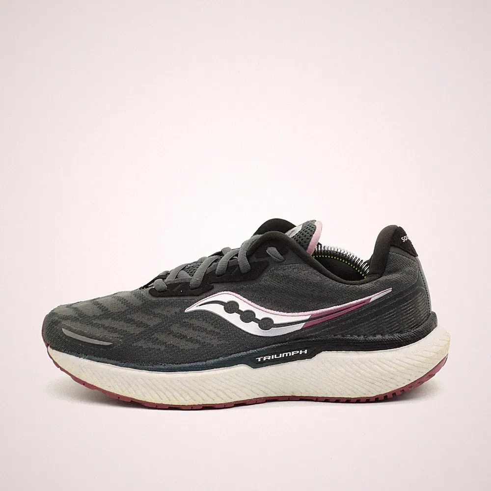 Saucony Damen Triumph 18 Sportschuh Grau/Pink Niedrig Laufschuhe EU 40
