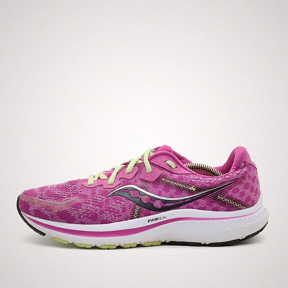 Saucony Damen Triumph 18 Sportschuh Pink Gelb Leichtgewicht Laufschuhe EU 42