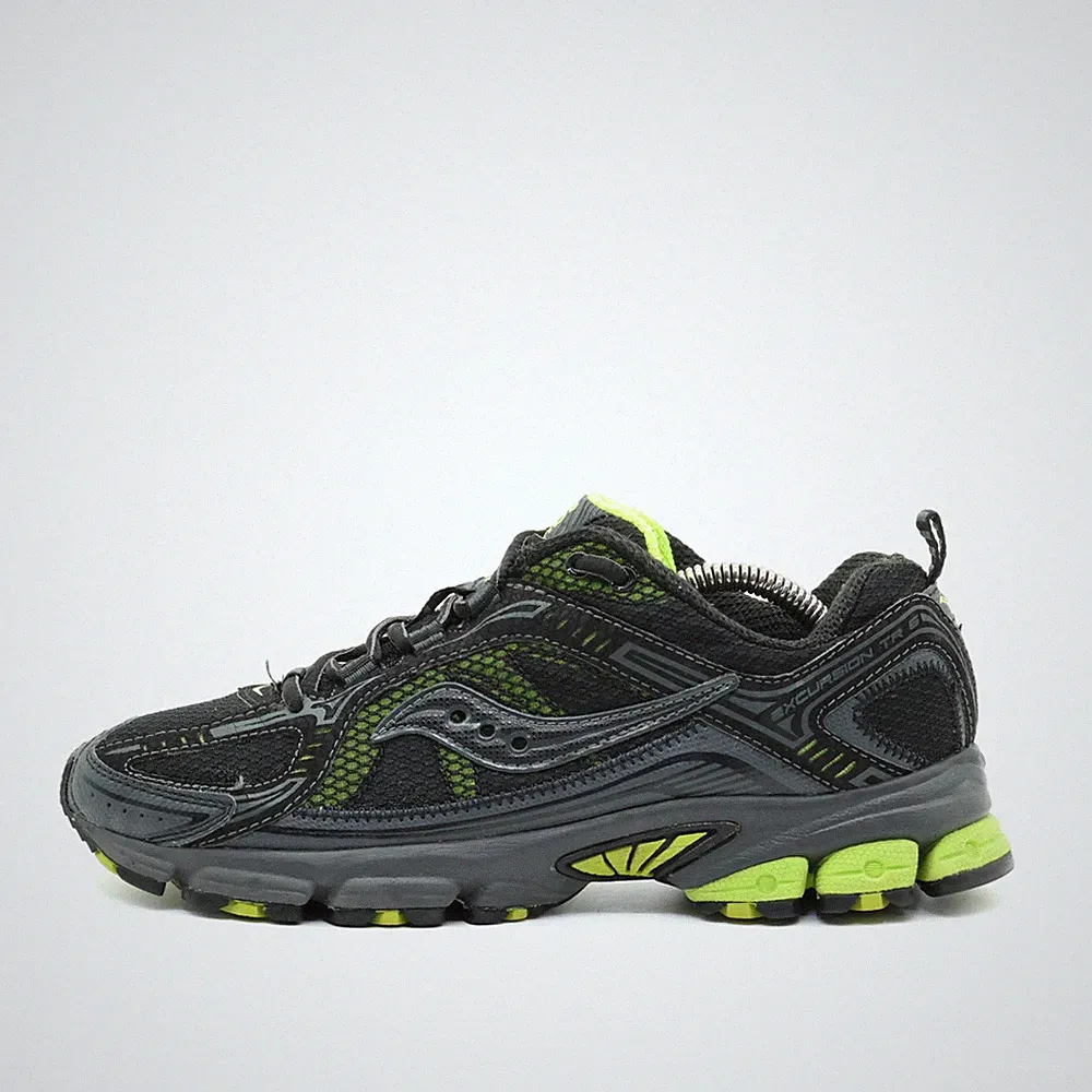 Saucony Damen Xcursion TR Sportschuh Schwarz/Gelb Low-Top Laufschuh EU 39