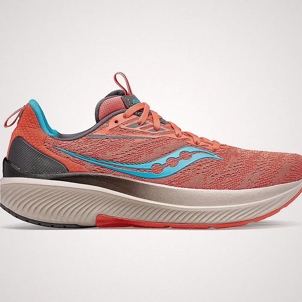 Saucony Echelon 9 Women coral ocean Laufschuhe Joggingschuhe Damen