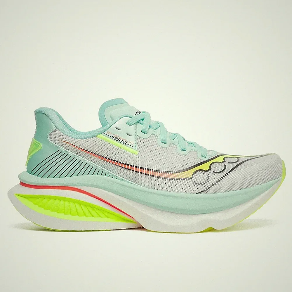 Saucony Endorphin Azura Women white splash Laufschuhe Joggingschuhe Damen