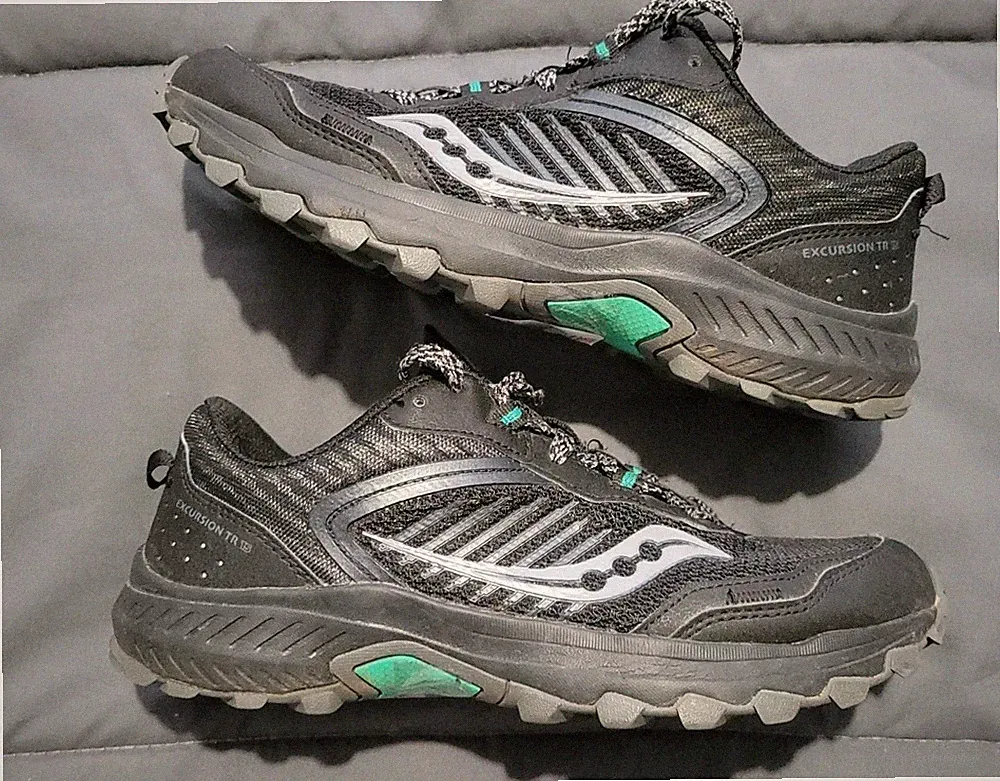 Saucony Excursion TR15 Damen-Traillaufschuhe mehrfarbig Größe 6,5 UK 40 EUR