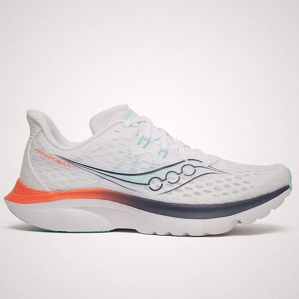 Saucony Kinvara 16 Women white navy Laufschuhe Joggingschuhe Damen