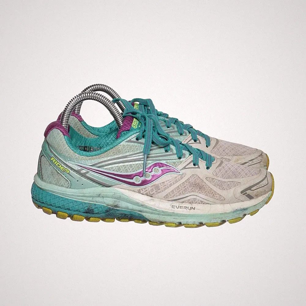 Saucony, Laufschuhe, Größe: 38, model: everun, Weiß/Blau/Lila, Damen #ZtW