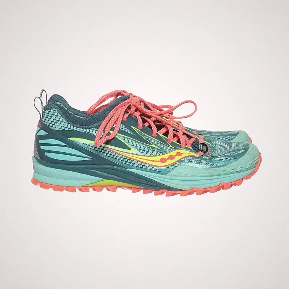 Saucony, Laufschuhe, Größe: 41, Polyamid, Blau/Mehrfarbig, Damen #d2n