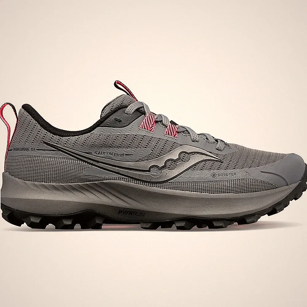 Saucony Peregrine 13 GTX Women gravel black Trailrunningschuhe Laufschuhe Damen