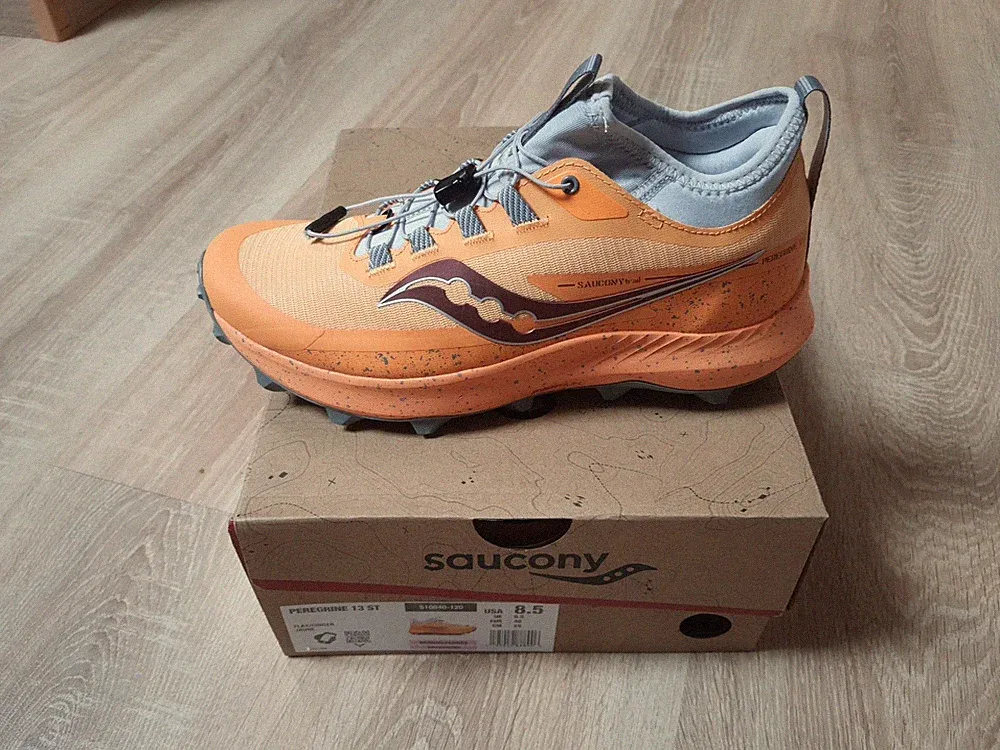 Saucony Peregrine 13 ST Damen Sport/Laufschuhe Orange Gr. 40 - Neu + OVP - 185€