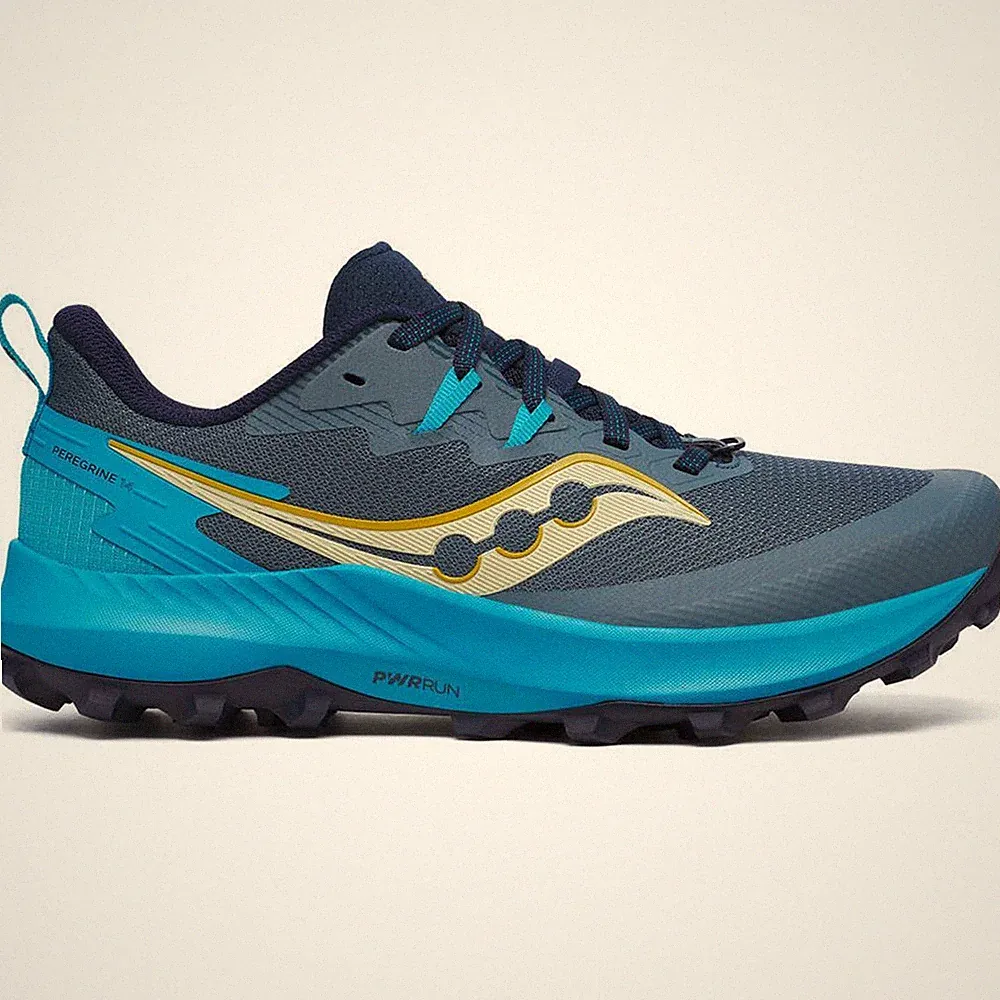 Saucony Peregrine 14 Women mirage viziblue Trailrunningschuhe Damen