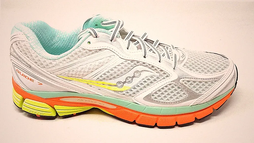 Saucony Progrid Guide 7 Unisex Laufschuh Weiß Mehrfarbig S70936-31
