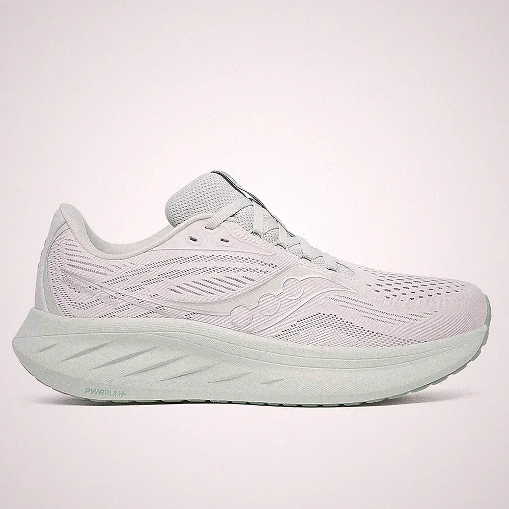 Saucony Ride 18 Women fog mist Laufschuhe Joggingschuhe Damen