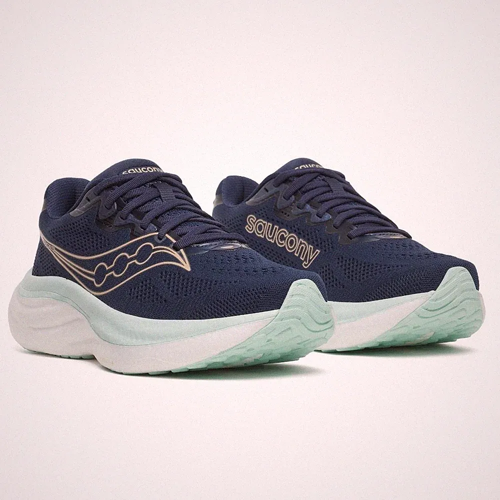 Saucony Ride 19 Women - Damen Laufschuhe - NAVY AQUA S11055 110