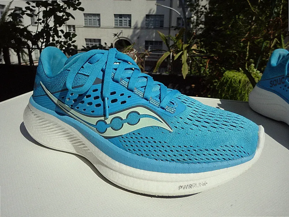 SAUCONY S10924-218 Ride 17 Dam Schuhe Laufschuhe Textil Blau Gr.40(UK6,5) f.Neuw