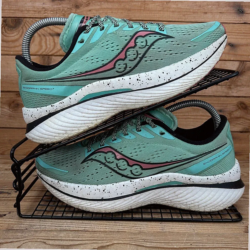 Saucony Turnschuhe Damen Größe UK 6 Endorphin Speed 3 grün Straßenlaufschuhe