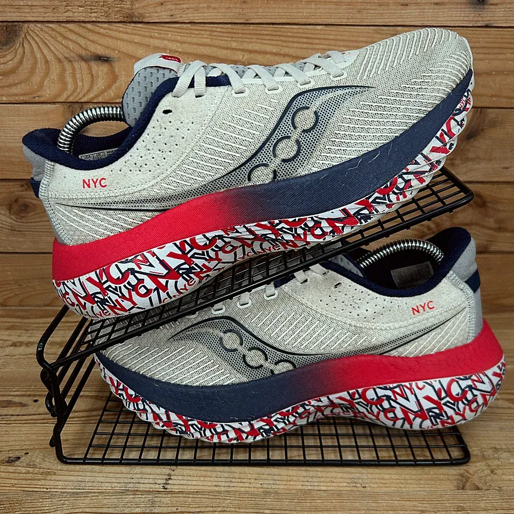 Saucony Turnschuhe Damen UK 7,5 Kinvara Pro NYC Laufen Marathon Carbon Schuhe