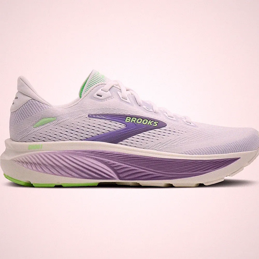 Schuhe Lauf Damen Brooks Ghost 18 1204821B194WhitePurpl Grün-Violett