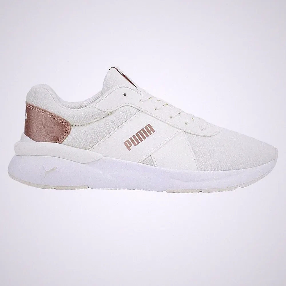 Schuhe Lauf Damen Puma Rose Raw Metallics 38384903 Weiß