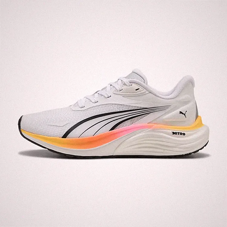 SCHUHE PUMA ELECTRIFY NITRO 4 WHITE SUN STREAM DAMEN 310788 24 RUNNING