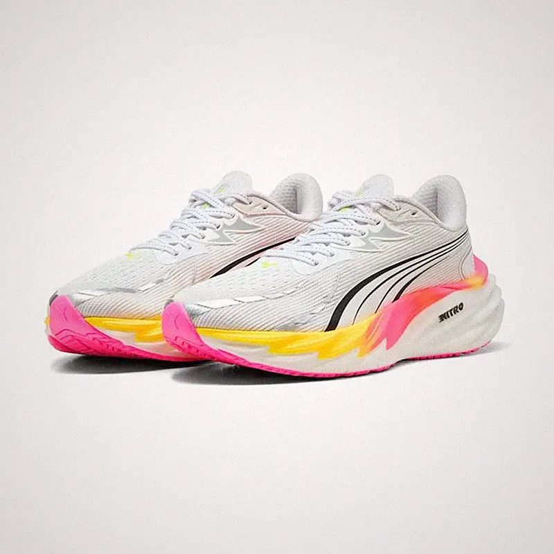 SCHUHE PUMA VELOCITY NITRO 4 WHITE GLOWING DAMEN 311141-18 RUNNING