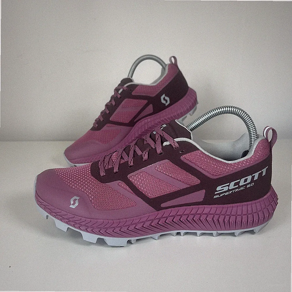 Scott Damen-Traillaufschuhe Supertrac 2.0 Größe 6 UK lila