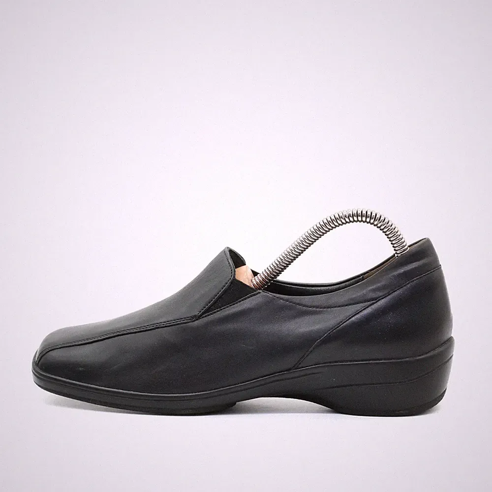 Semler Damen Slipper EU 37 Komfort Schwarz