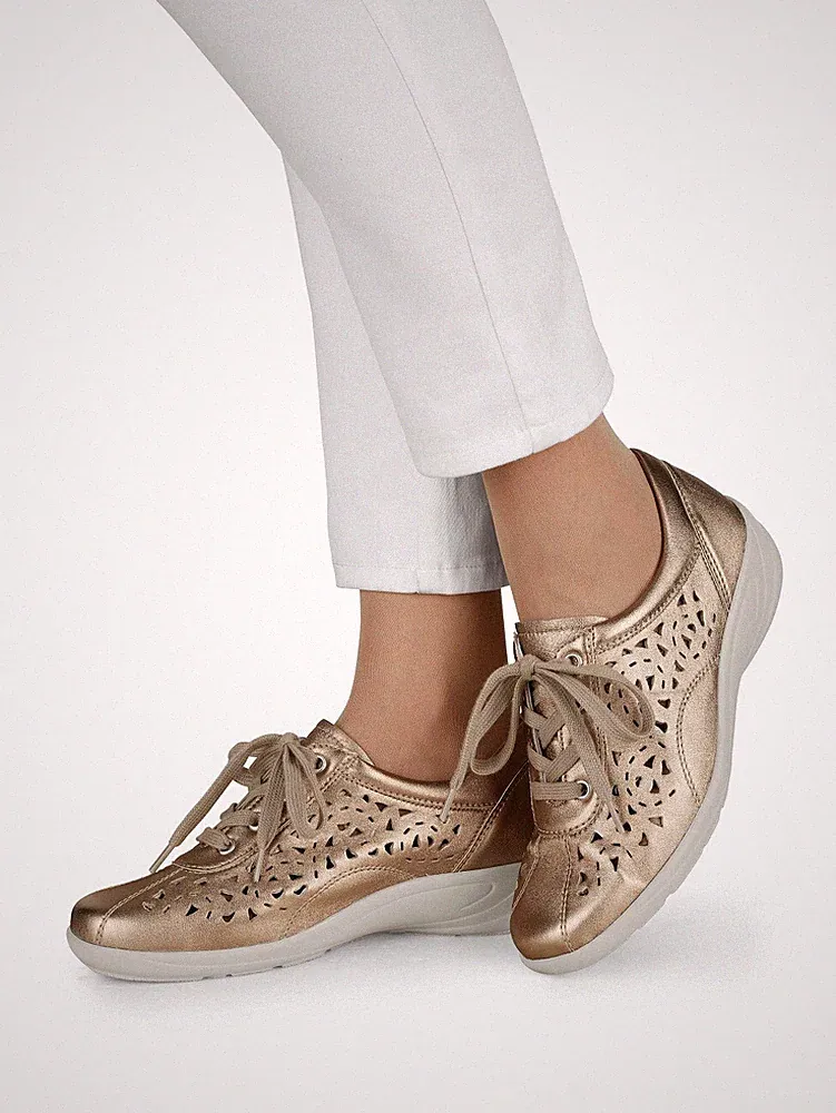 Semler Schnürschuhe Schnürer Damenschuhe Leder 6,5 40 7,5 41 10,5 45 Weite K