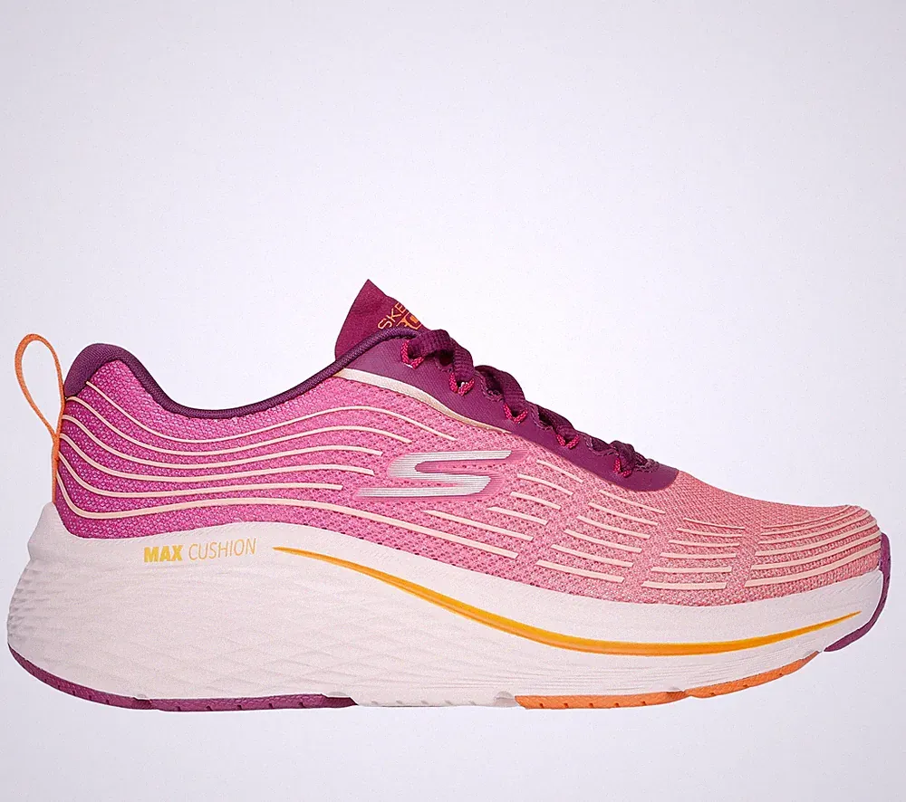 Skechers 129625 Max Cushioning Elite 2.0 raspberry ombre rocker Laufschuhe