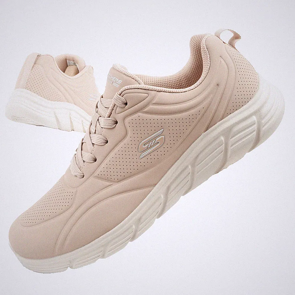 Skechers Bobs B Flex LO-Cool Ease Damen Sportschuhe Turnschuhe Laufschuhe beige