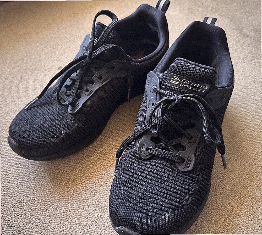 Skechers BOBS Damen Laufschuh Sportschuh Sneaker Turnschuhe Schwarz, Gr. 39
