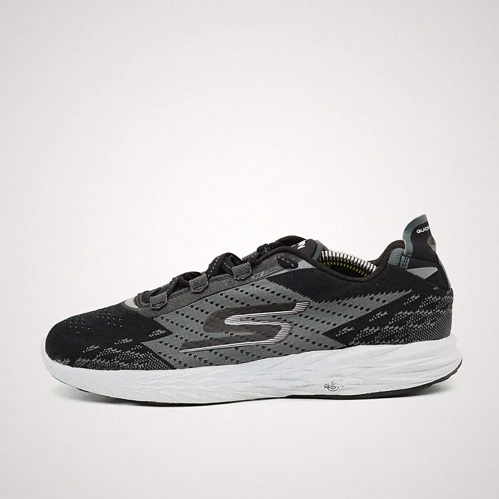 Skechers Damen GOrun 5 Sneaker Schwarz Grau Leichtgewicht Laufschuhe EU 40