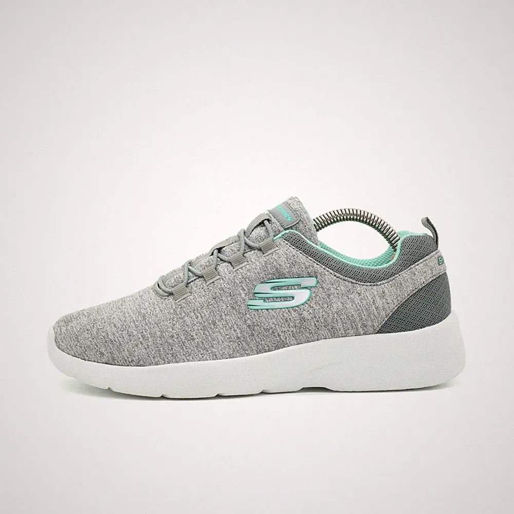 Skechers Damen SN 12965 Schuhe Grau Textil Low-Top Leichtgewicht Sneaker EU 38