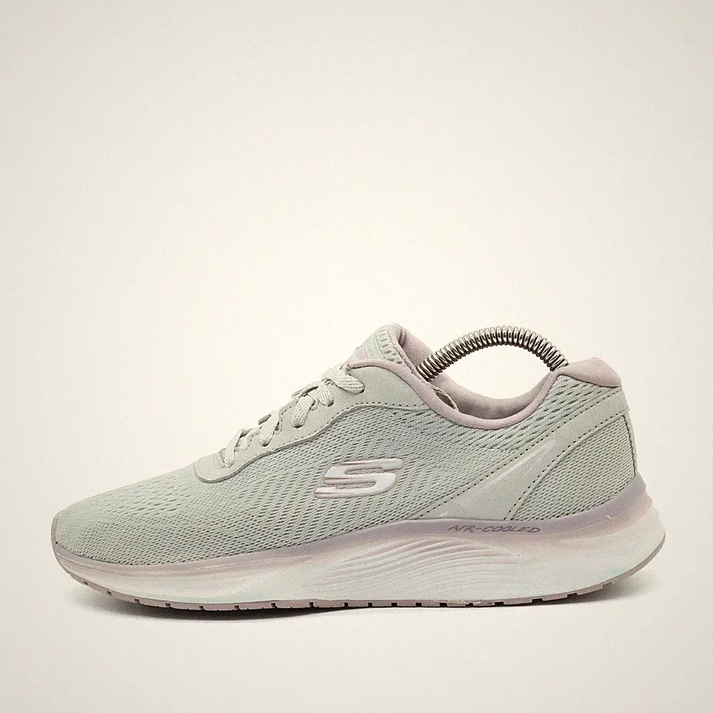 Skechers Damen SN 13047 Sneaker Grau Textil/Synthetik Cooled Laufschuhe EU 37.5