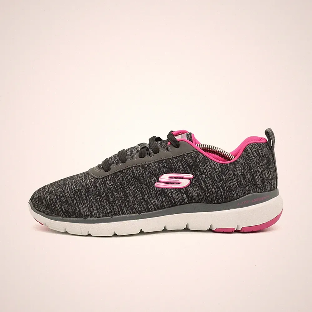 Skechers Damen SN 13067 Laufschuh Schwarz Pink Textil Lite-Weight Sneaker EU 40