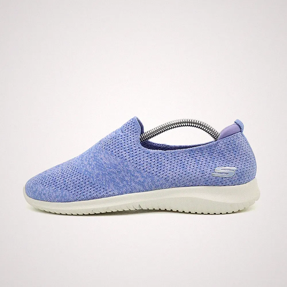 Skechers Damen SN 13106 Sneaker Periwinkle Textil Low-Top Leicht Slip On EU 36.5
