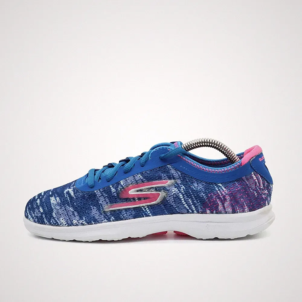 Skechers Damen SN 14200 Sportschuh Blau, Pink Textil, Sportschuhe Sneaker EU 37