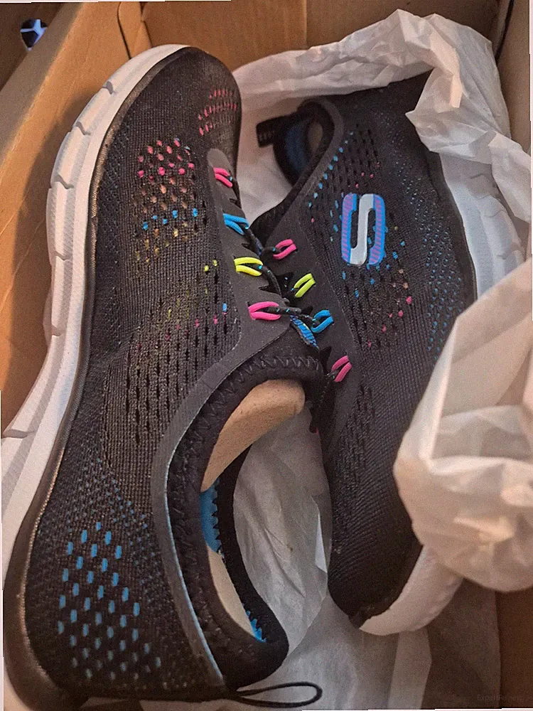 Skechers Glider Harmony 22709/BKMT schwarze Damen-Laufschuhe Größe 5 neu