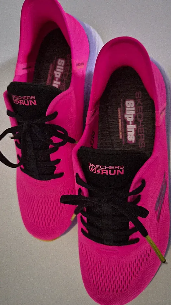 SKECHERS GO RUN Slip-ins Gr.41 Damen Sneaker Laufschuhe Mesh atmungsaktiv rosa