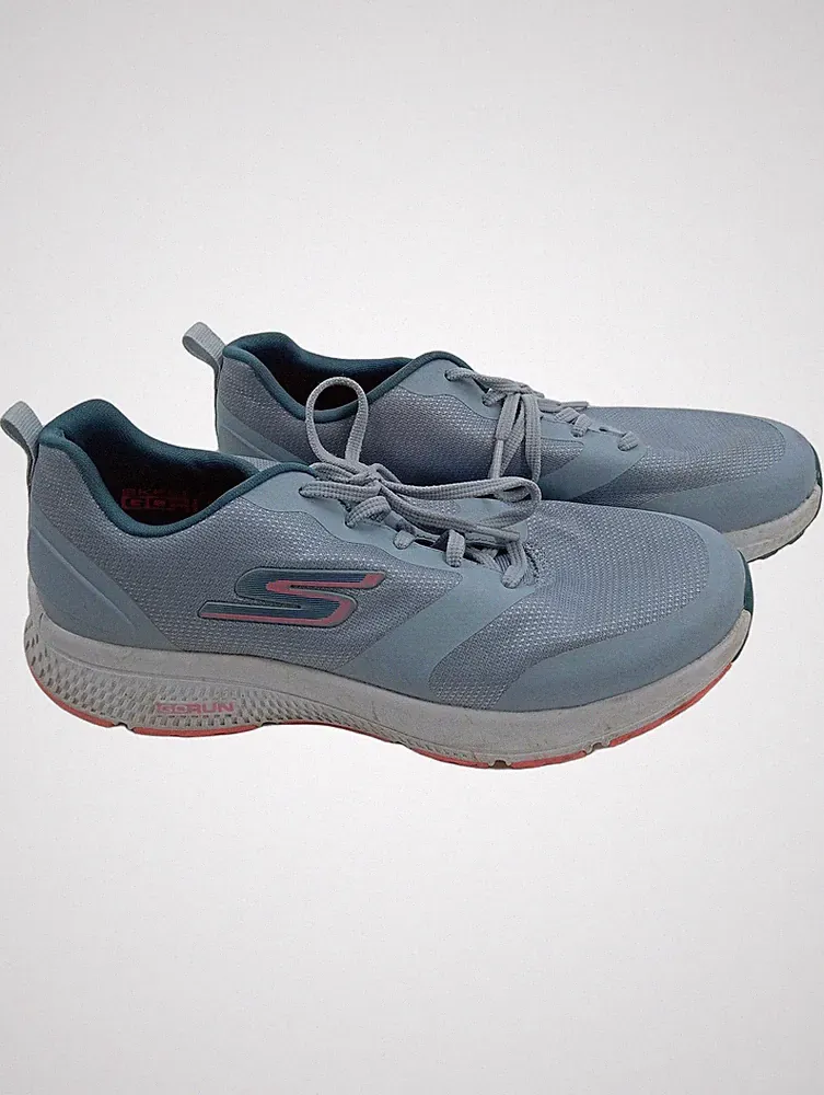 Skechers Go Run Sportschuhe Damen Sneaker Laufschuhe Blau Gr. 38 Schnürung