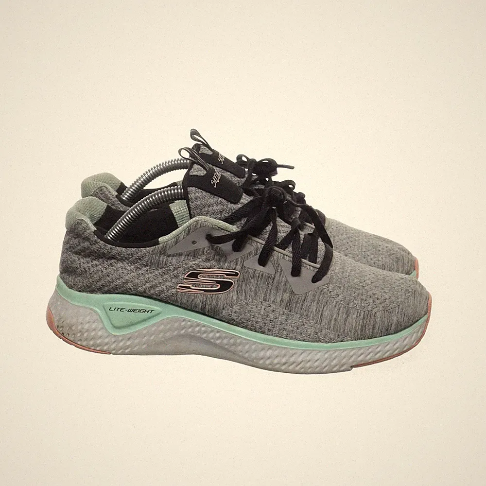 Skechers, Laufschuhe, Größe: 38, Grau, Damen #JZu